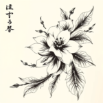 Japanese Honeysuckle Tattoo