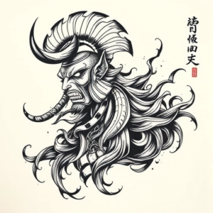 Japanese Horus Tattoo