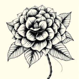 Japanese Hydrangea Tattoo