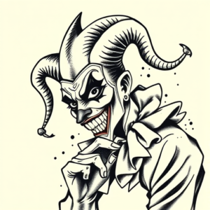 Japanese Jester Tattoo