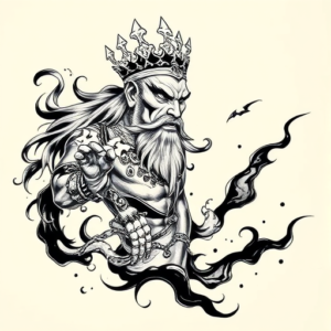 Japanese King Tattoo