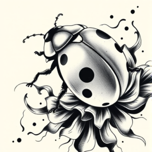 Japanese Ladybug Tattoo
