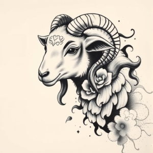 Japanese Lamb Tattoo