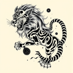 Japanese Leo Tattoo