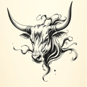 Japanese Longhorn Tattoo