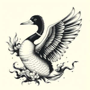 Japanese Loon Tattoo
