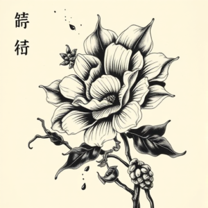 Japanese Marigold Tattoo