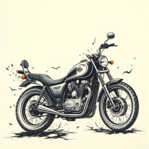 Japanese Motorcycle Tattoo