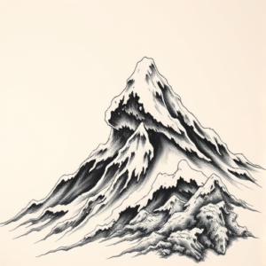 Japanese Mountain Tattoo