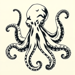 Japanese Octopus Tattoo