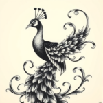 Japanese Peacock Tattoo