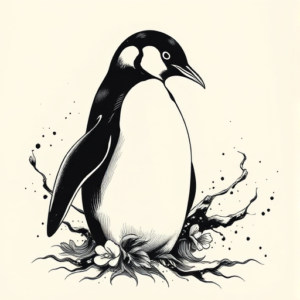 Japanese Penguin Tattoo