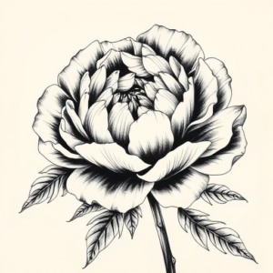 Japanese Peony Tattoo