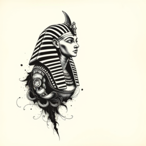 Japanese Pharaoh Tattoo