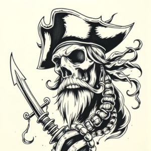 Japanese Pirate Tattoo