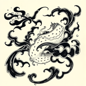 Japanese Planchette Tattoo