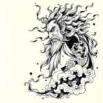 Japanese Poseidon Tattoo