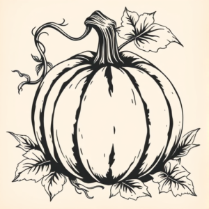 Japanese Pumpkin Tattoo