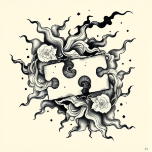 Japanese Puzzle Tattoo