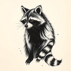Japanese Raccoon Tattoo