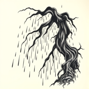 Japanese Rain Tattoo