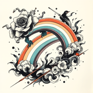 Japanese Rainbow Tattoo