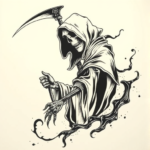 Japanese Reaper Tattoo