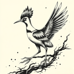 Japanese Roadrunner Tattoo