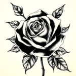 Japanese Rose Tattoo