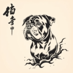 Japanese Rottweiler Tattoo