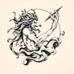 Japanese Saturn Tattoo