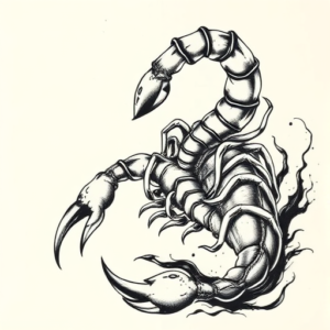 Japanese Scorpio Tattoo