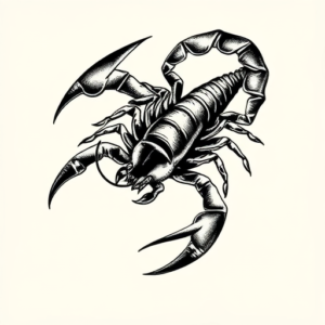 Japanese Scorpion Tattoo