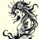 Japanese Siren Tattoo