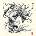 Japanese Sisyphus Tattoo