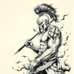 Japanese Spartan Tattoo