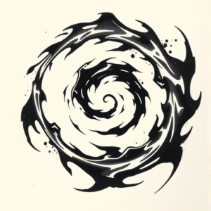Japanese Spiral Tattoo