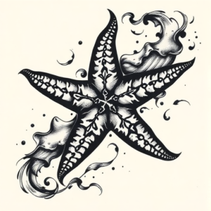 Japanese Starfish Tattoo