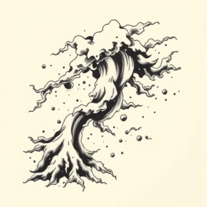 Japanese Storm Tattoo