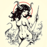 Japanese Succubus Tattoo