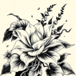 Japanese Succulent Tattoo