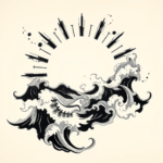 Japanese Sunrise Tattoo