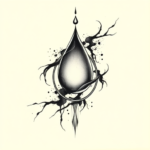 Japanese Teardrop Tattoo
