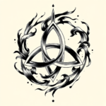 Japanese Triquetra Tattoo