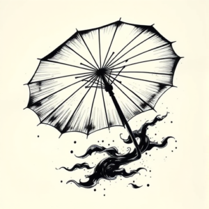 Japanese Umbrella Tattoo