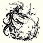 Japanese Virgo Tattoo