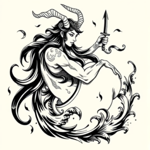 Japanese Virgo Tattoo