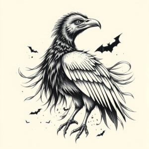 Japanese Vulture Tattoo