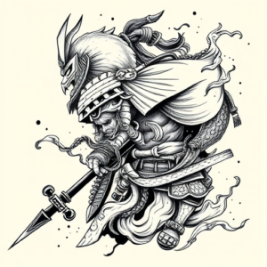 Japanese Warrior Tattoo