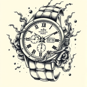 Japanese Watch Tattoo